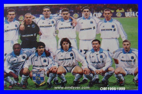 Olympique de Marseille, saison 1998-1999 Rolland Courbis presque Champion  avec l'OM en Finale UEFA